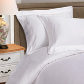 Egyptian Cotton 530 Thread Count Solid Luxury Duvet Cover Set