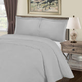1000 Thread Count Cotton Blend Solid 3 Piece Duvet Cover Set