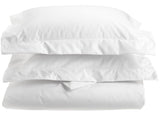 1000 Thread Count Cotton Blend Solid 3 Piece Duvet Cover Set