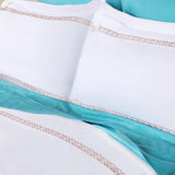1000 Thread Count Egyptian Cotton Embroidered Duvet Cover Set