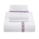 1000 Thread Count Egyptian Cotton Embroidered Duvet Cover Set