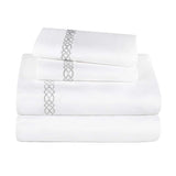 1000 Thread Count Egyptian Cotton Sateen Embroidered Sheet Set
