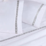 1000 Thread Count Egyptian Cotton Sateen Embroidered Sheet Set