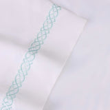 1000 Thread Count Egyptian Cotton Sateen Embroidered Sheet Set