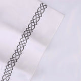 1000 Thread Count Egyptian Cotton Sateen Embroidered Sheet Set