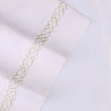1000 Thread Count Egyptian Cotton Sateen Embroidered Sheet Set