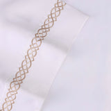 1000 Thread Count Egyptian Cotton Sateen Embroidered Sheet Set