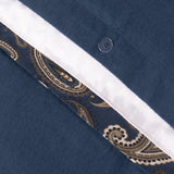 100% Cotton Flannel Paisley Luxury Duvet Cover Set