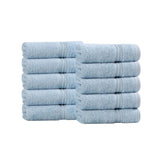 Heritage Egyptian Cotton Plush Absorbent Face Towel Washcloth Set of 10