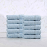 Heritage Egyptian Cotton Plush Absorbent Face Towel Washcloth Set of 10