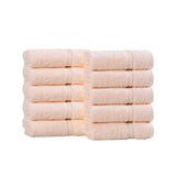 Heritage Egyptian Cotton Plush Absorbent Face Towel Washcloth Set of 10