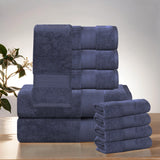 Aria Turkish Cotton Heavyweight Absorbent Solid 10 Piece Plush Towel Set