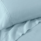 1200 Thread Count Cotton Blend 2 Piece Solid Pillowcase Set