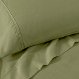 1200 Thread Count Cotton Blend 2 Piece Solid Pillowcase Set