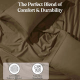1200 Thread Count Cotton Blend 2 Piece Solid Pillowcase Set