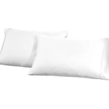 1200 Thread Count Cotton Blend 2 Piece Solid Pillowcase Set