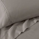 1200 Thread Count Cotton Blend 2 Piece Solid Pillowcase Set