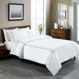 1200 Thread Count Egyptian Cotton Embroidered Duvet Cover Set