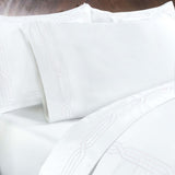 1200 Thread Count Egyptian Cotton Sateen Embroidered Sheet Set