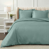 1200 Thread Count Egyptian Cotton Solid Duvet Cover Set