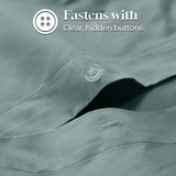 1200 Thread Count Egyptian Cotton Solid Duvet Cover Set