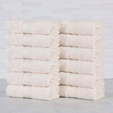 Oregon Organic Cotton Medium Weight Solid Face Towel, Set of 12