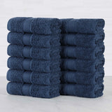 Oregon Organic Cotton Medium Weight Solid Face Towel, Set of 12