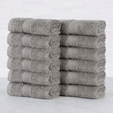 Oregon Organic Cotton Medium Weight Solid Face Towel, Set of 12