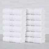 Oregon Organic Cotton Medium Weight Solid Face Towel, Set of 12