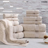 Heritage Egyptian Cotton Plush Absorbent Luxury 12 Piece Towel Set