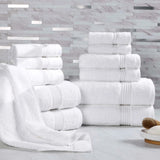 Heritage Egyptian Cotton Plush Absorbent Luxury 12 Piece Towel Set