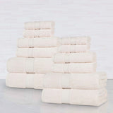 Oregon Organic Cotton Medium Weight Solid 12-Piece Towel Set