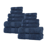 Oregon Organic Cotton Medium Weight Solid 12-Piece Towel Set