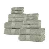 Oregon Organic Cotton Medium Weight Solid 12-Piece Towel Set