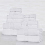 Oregon Organic Cotton Medium Weight Solid 12-Piece Towel Set