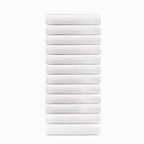 Cotton Blend Percale Hotel Quality Fitted Bed Sheets, Set of 3, 6, 12