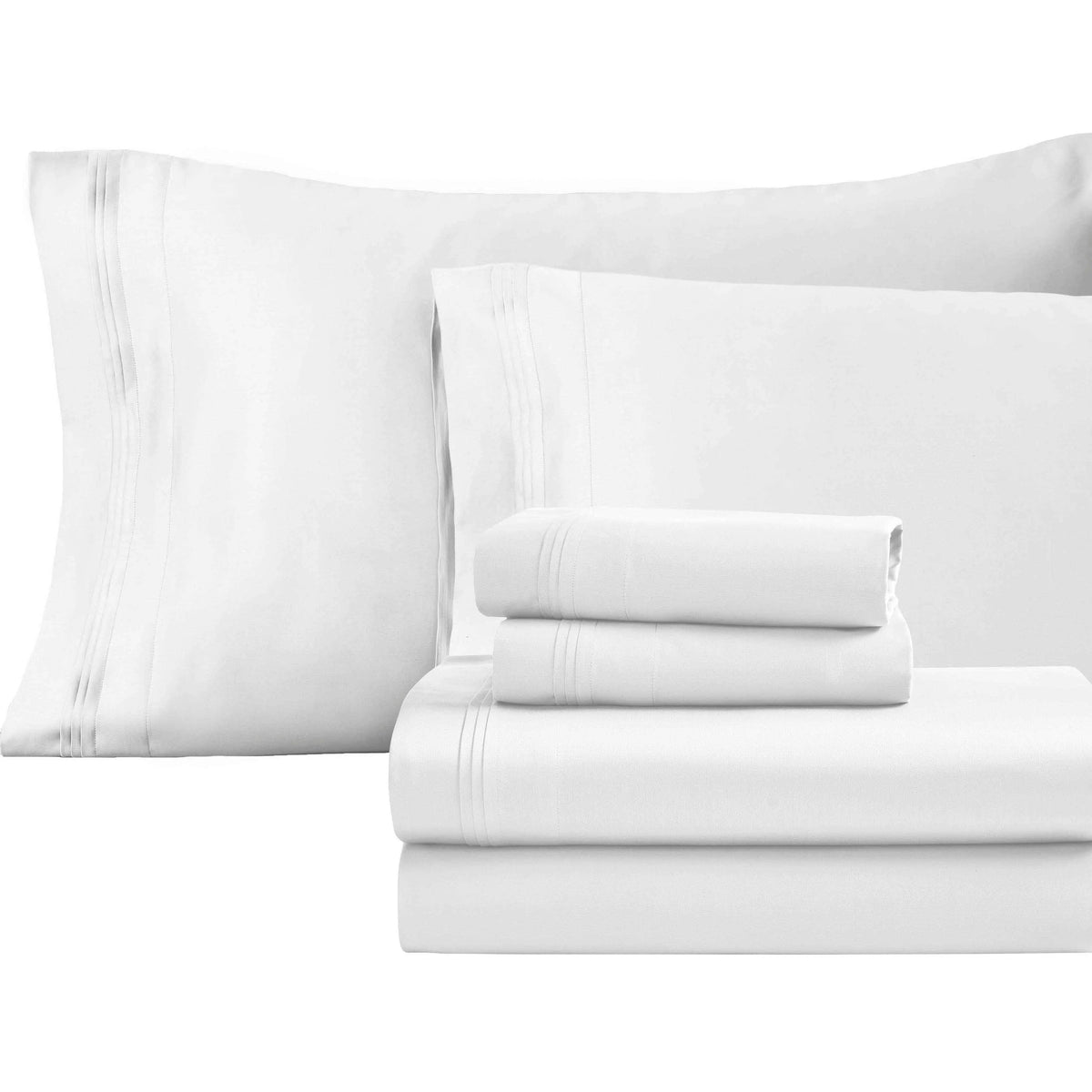 6-Piece Egyptian Cotton 1500 Thread Count Sheet Bundle