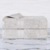 Rayon from Bamboo Cotton Blend Bath Towel Set of 2