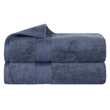 Rayon from Bamboo Cotton Blend Bath Towel Set of 2