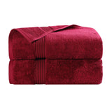 Heritage Egyptian Cotton Plush Thick Absorbent Bath Towel Set of 2