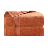 Heritage Egyptian Cotton Plush Thick Absorbent Bath Towel Set of 2