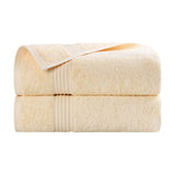 Heritage Egyptian Cotton Plush Thick Absorbent Bath Towel Set of 2