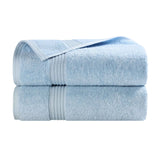 Heritage Egyptian Cotton Plush Thick Absorbent Bath Towel Set of 2