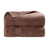 Heritage Egyptian Cotton Plush Thick Absorbent Bath Towel Set of 2