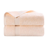 Heritage Egyptian Cotton Plush Thick Absorbent Bath Towel Set of 2