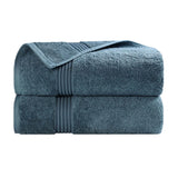 Heritage Egyptian Cotton Plush Thick Absorbent Bath Towel Set of 2