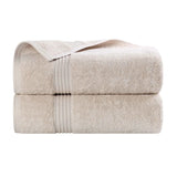 Heritage Egyptian Cotton Plush Thick Absorbent Bath Towel Set of 2