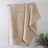 Heritage Egyptian Cotton Plush Thick Absorbent Bath Towel Set of 2