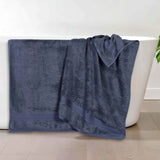 Rayon from Bamboo Cotton Blend Bath Towel Set of 2