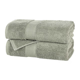 Oregon Organic Cotton Medium Weight Solid Bath Sheet, Set of 2